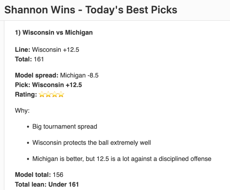 Shannon Wins daily email